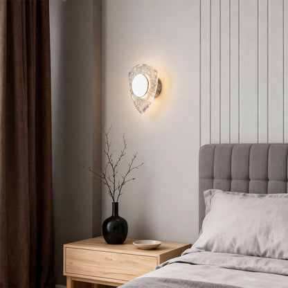Modern Crystal LED Wall Sconce – Luxury Gold Minimalist Wall Light Fixture