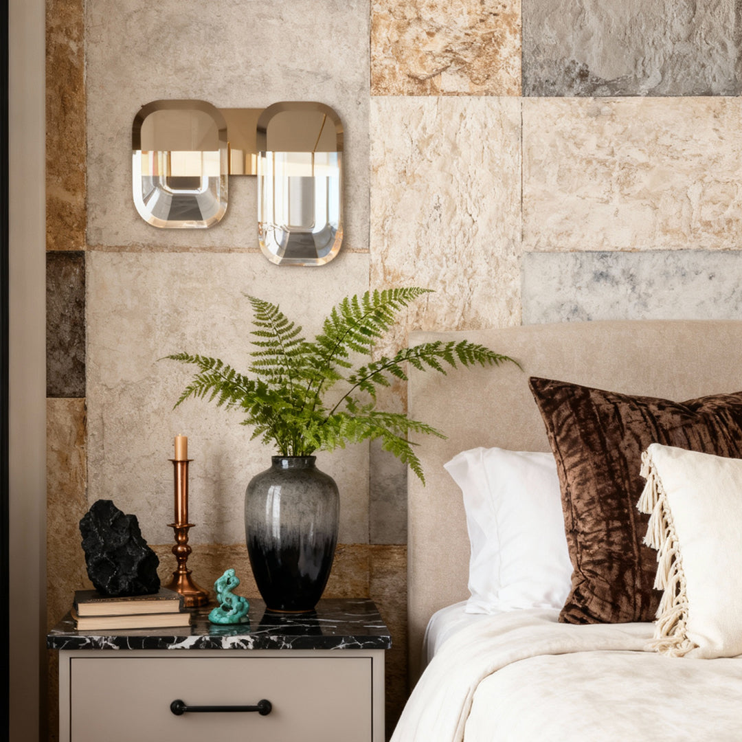 Modern Crystal LED Wall Sconce – Luxury Gold Aluminum Wall Light Fixture