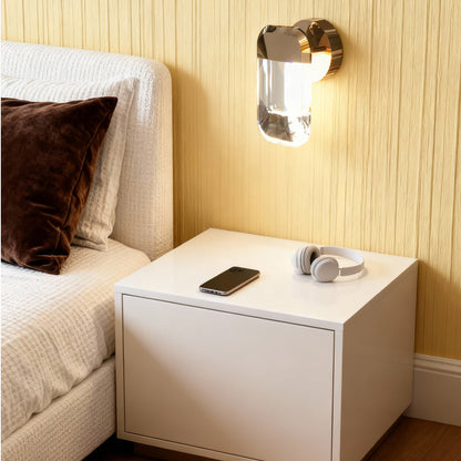 Modern Crystal LED Wall Sconce – Luxury Gold Aluminum Wall Light Fixture