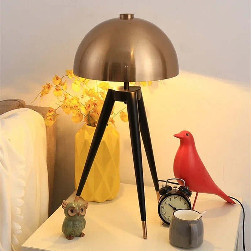 Mushroom Floor Lamp Luxury Tripod Bedside Floor Lamp