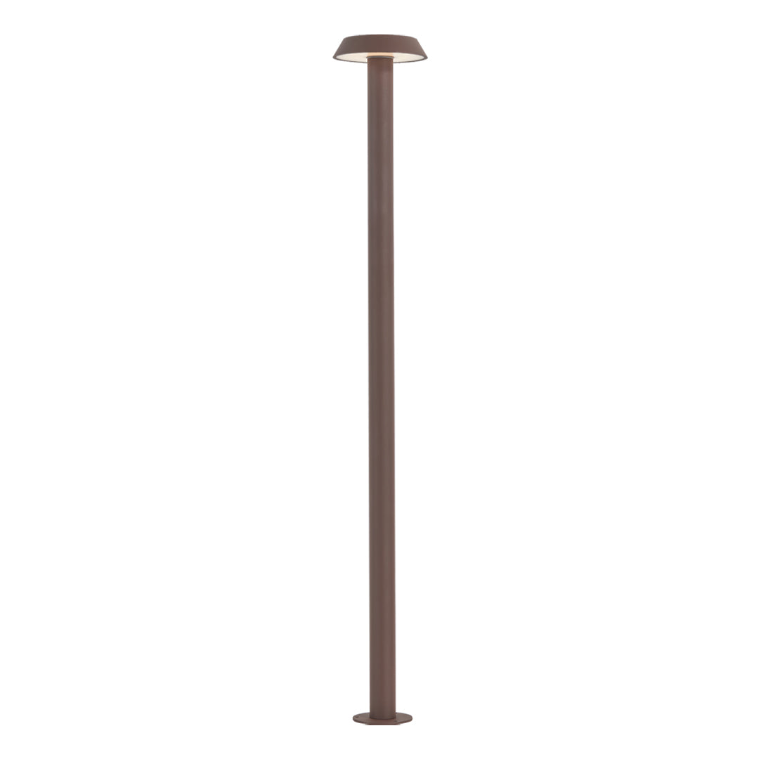 Flat Top LED Path Lighting Outdoor Sand Coffee Gray Aluminum CRI90 IP65 DC24V 4 Heights
