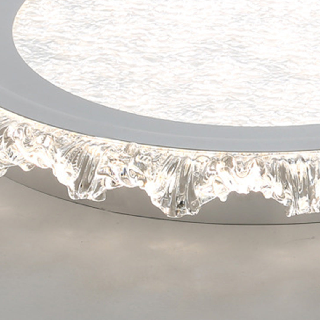 French Full Spectrum Ultra-Thin Flush Mount CRI 97 White Black Gold