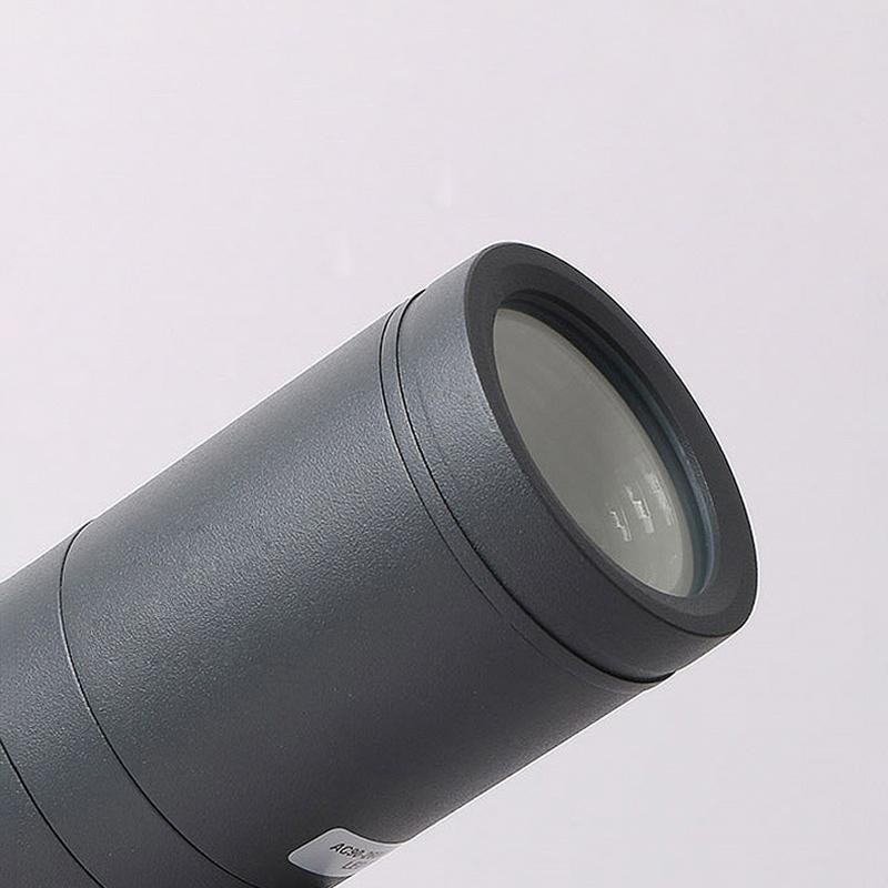 Hardwired LED Outdoor Landscape Spotlight 5W Adjustable Round Aluminum Glass IP65 3200K 110V-240V