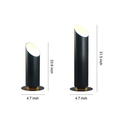 Outdoor LED Tree Uplight Column Stainless Steel 5W 3000K IP54 Hardwired 2 Heights 23.6 or 31.5 Inch