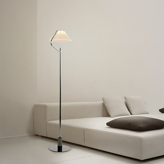 Decorative Floor Lamp LED Italian Minimalist Iron Acrylic Warm White 3000K Black 65 Inch