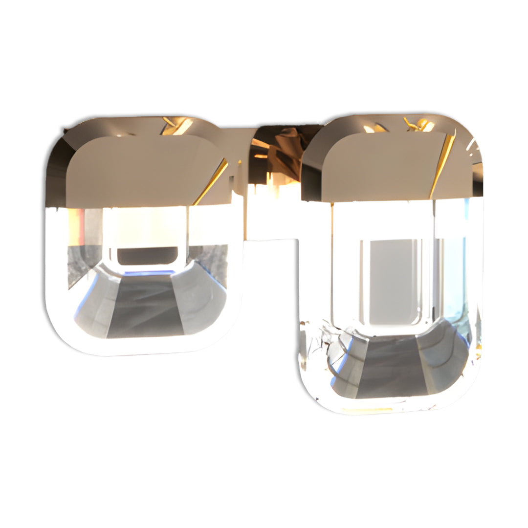 Modern Crystal LED Wall Sconce – Luxury Gold Aluminum Wall Light Fixture
