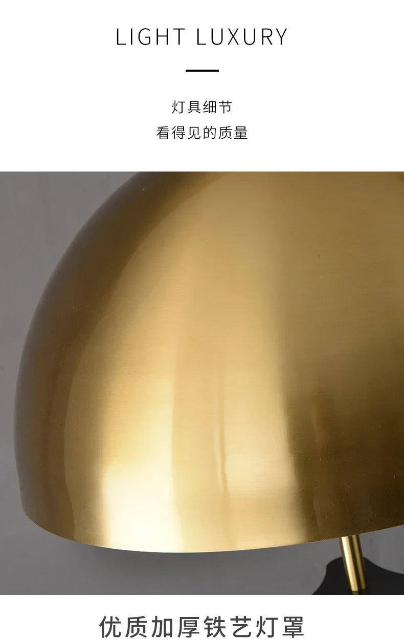 Mushroom Floor Lamp Luxury Tripod Bedside Floor Lamp