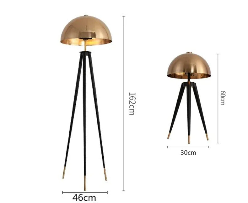 Mushroom Floor Lamp Luxury Tripod Bedside Floor Lamp