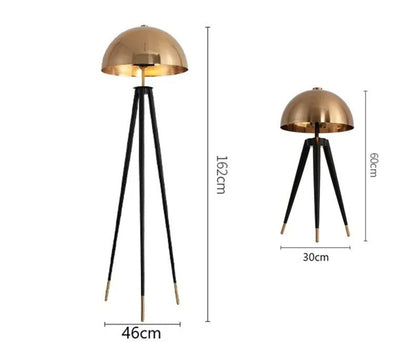 Mushroom Floor Lamp Luxury Tripod Bedside Floor Lamp