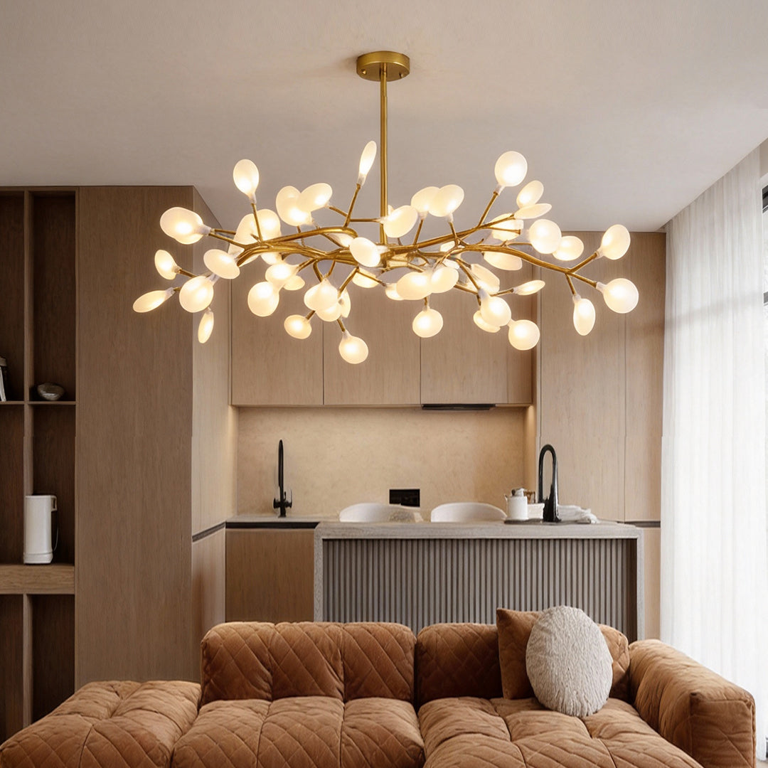 Firefly Sputnik LED Chandelier Iron Acrylic G4 3000K/4000K/6000K 4 Configurations Indoor