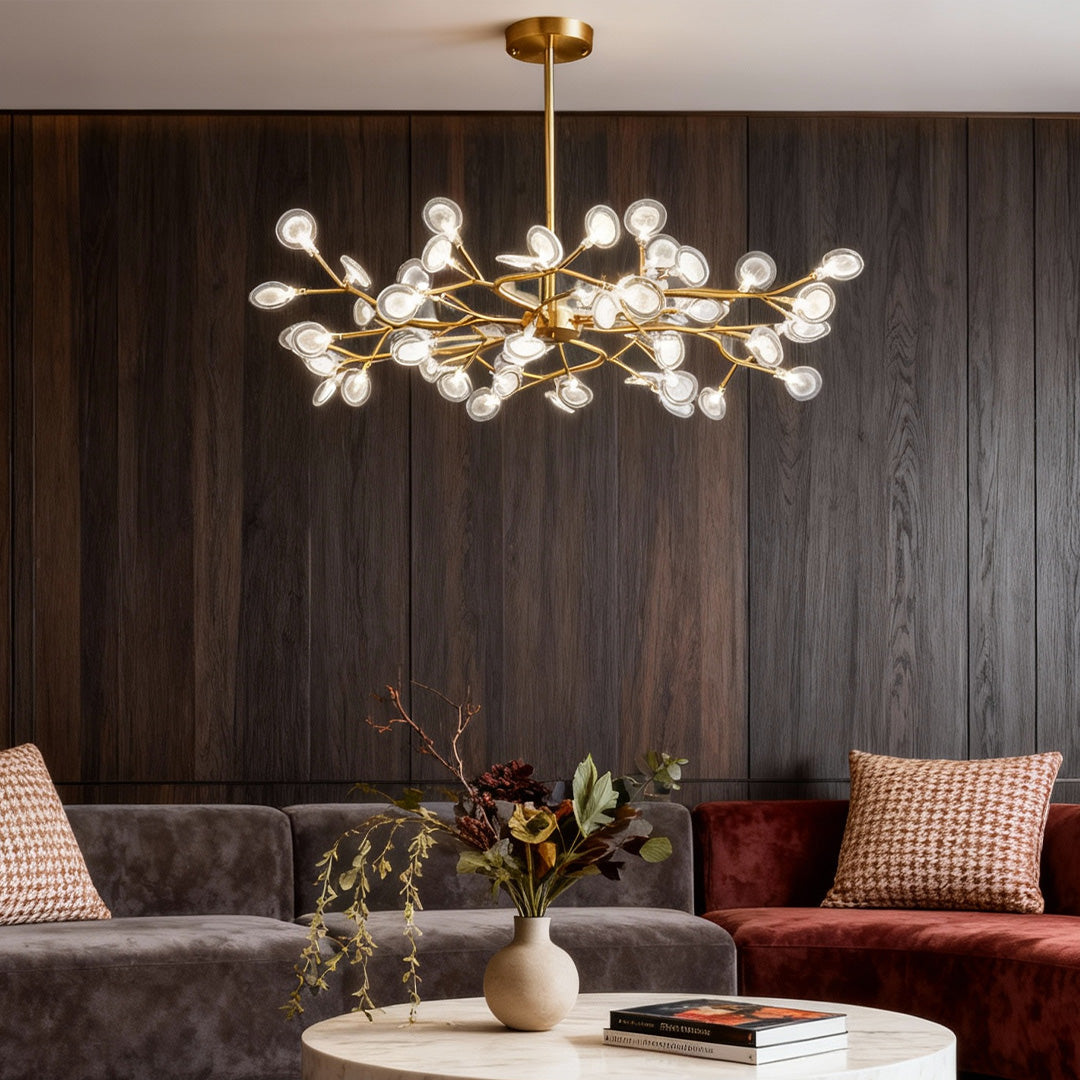 Firefly Sputnik LED Chandelier Iron Acrylic G4 3000K/4000K/6000K 4 Configurations Indoor