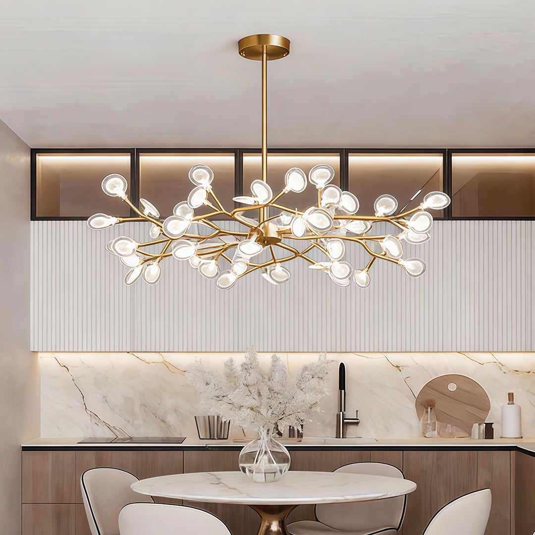 Firefly Sputnik LED Chandelier Iron Acrylic G4 3000K/4000K/6000K 4 Configurations Indoor