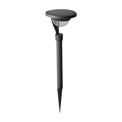 Solar Garden Stake Light Modern Floating Aura LED Stainless Steel Dusk to Dawn Gray