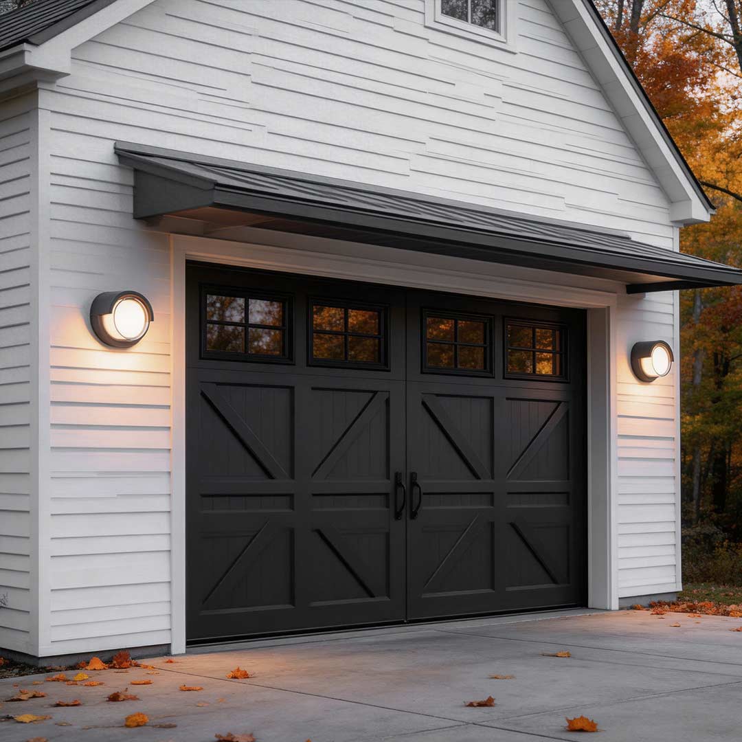 Modern Geometric Outdoor Wall Sconce Round or Square Die-Cast Aluminum Acrylic IP54 12W 3000K Courtyard Villa