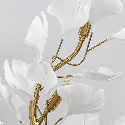 Ginkgo Leaf Gold Wall Light Iron Acrylic G9 3-Step CCT Nordic Decorative Indoor 19.7''