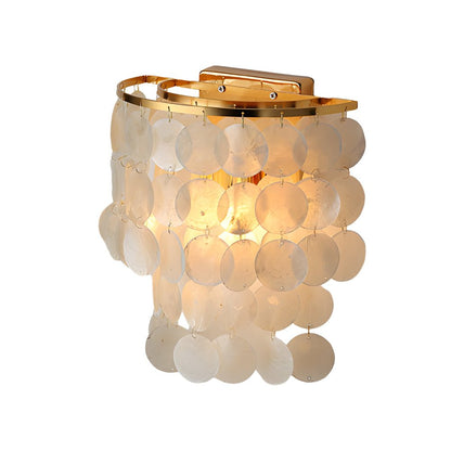 Capiz Shell Wall Sconce – Modern Coastal LED Wall Light