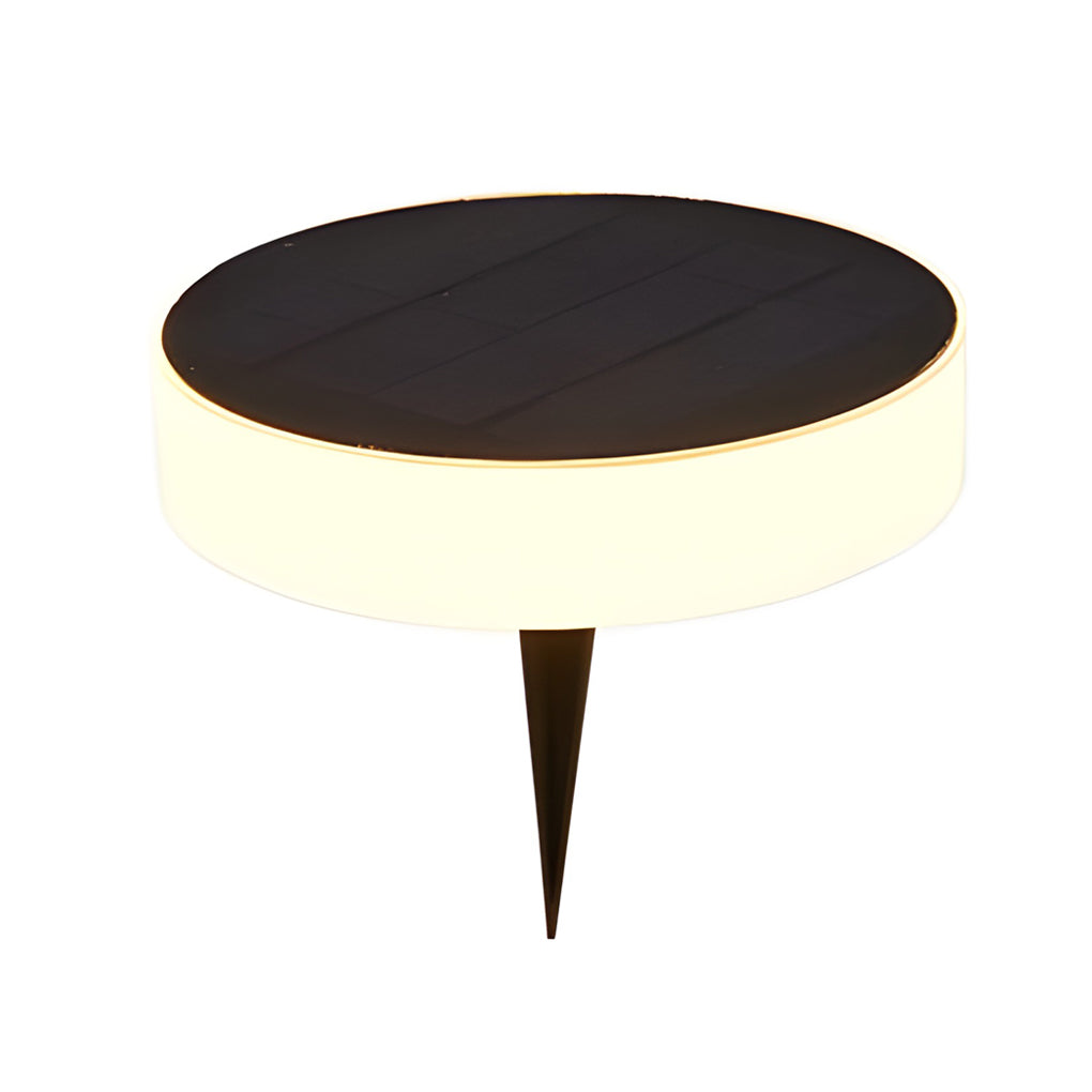 Solar LED In-Ground Disc Light IP54 PC 3000K/6000K Round Square White Outdoor Pathway