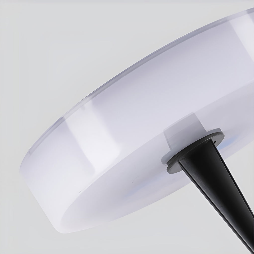 Solar LED In-Ground Disc Light IP54 PC 3000K/6000K Round Square White Outdoor Pathway