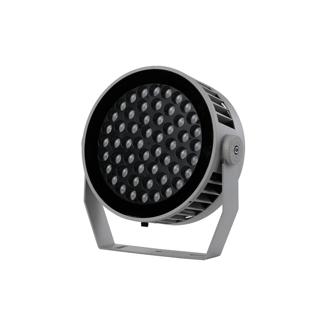 Hardwired LED Outdoor Garden Spotlight 36W 72W 100W Die-Cast Aluminum Tempered Glass 3000K CRI 80 IP65 Two Models