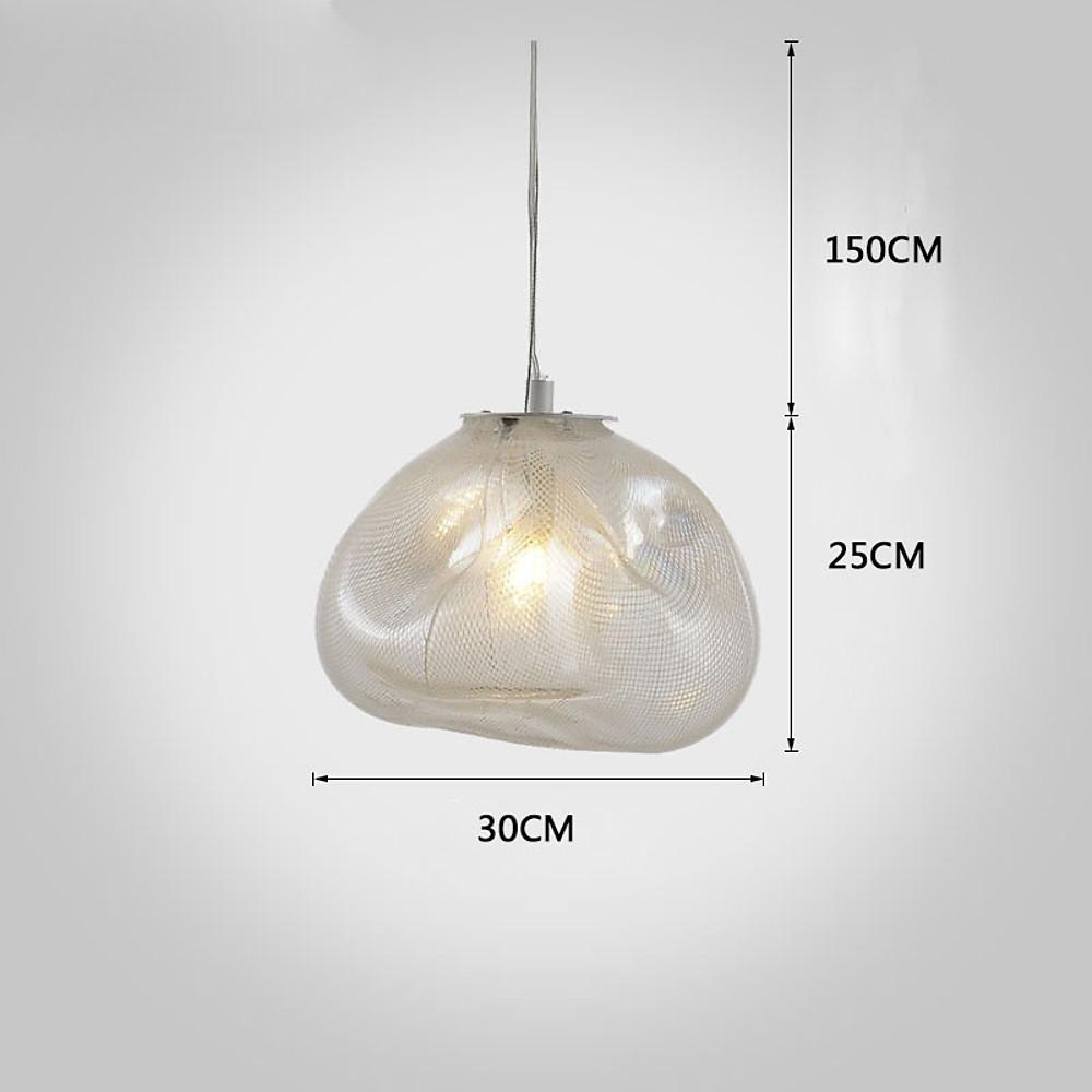 Glass Irregular Bubble Pendant Light LED E26/E27 Nordic Industrial Three Glass Tints Fixed Warm White Single Configuration
