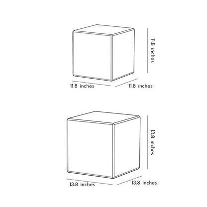 Ice Cube LED Outdoor Ground Light Solar Battery or Hardwired PC White IP54 3W 2 Sizes Garden Lawn Villa