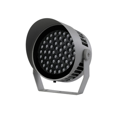 Hardwired LED Outdoor Garden Spotlight 36W 72W 100W Die-Cast Aluminum Tempered Glass 3000K CRI 80 IP65 Two Models