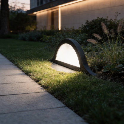 Hardwired LED Linear Inground Landscape Light 8W Black Stainless Steel Acrylic IP54 6000K 110V Garden Pathway Driveway