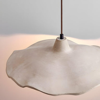 Japanese Wabi-Sabi Cement Wavy Pendant Light