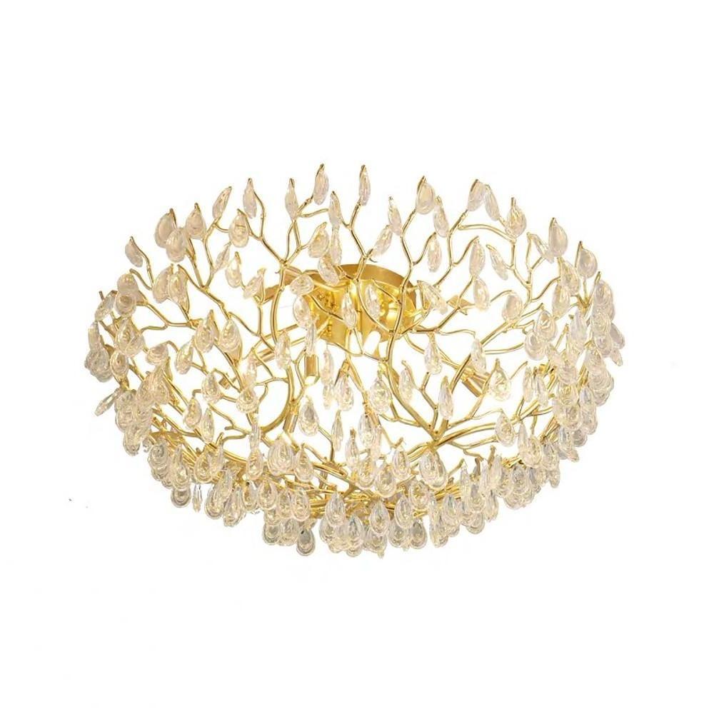 Firefly Sputnik Chandelier Aluminum Crystal G9 LED 3-Step Dimming Modern