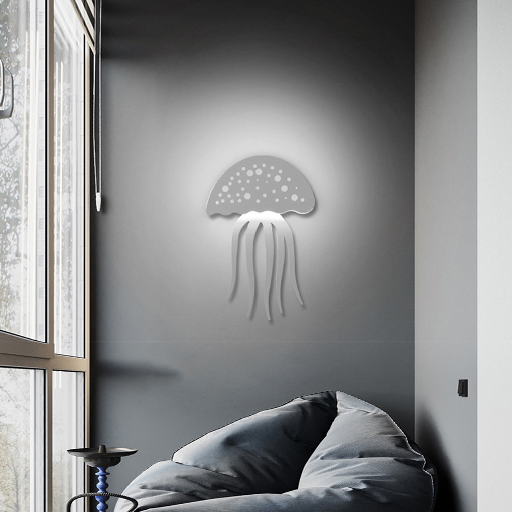 Jellyfish LED Wall Sconce Metal Acrylic 10W 3000K/6000K Modern Decorative Ambient Indoor