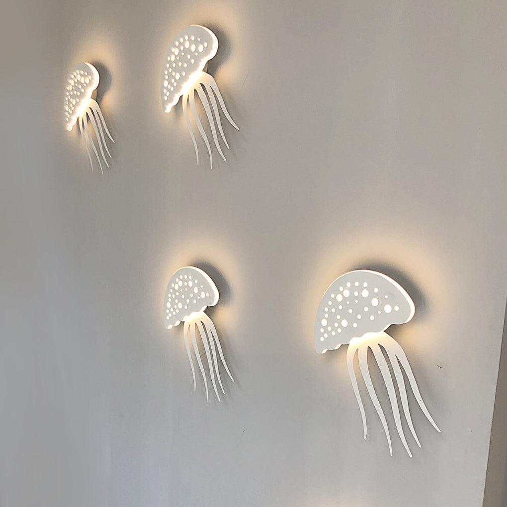 Jellyfish LED Wall Sconce Metal Acrylic 10W 3000K/6000K Modern Decorative Ambient Indoor