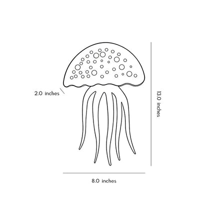 Jellyfish LED Wall Sconce Metal Acrylic 10W 3000K/6000K Modern Decorative Ambient Indoor