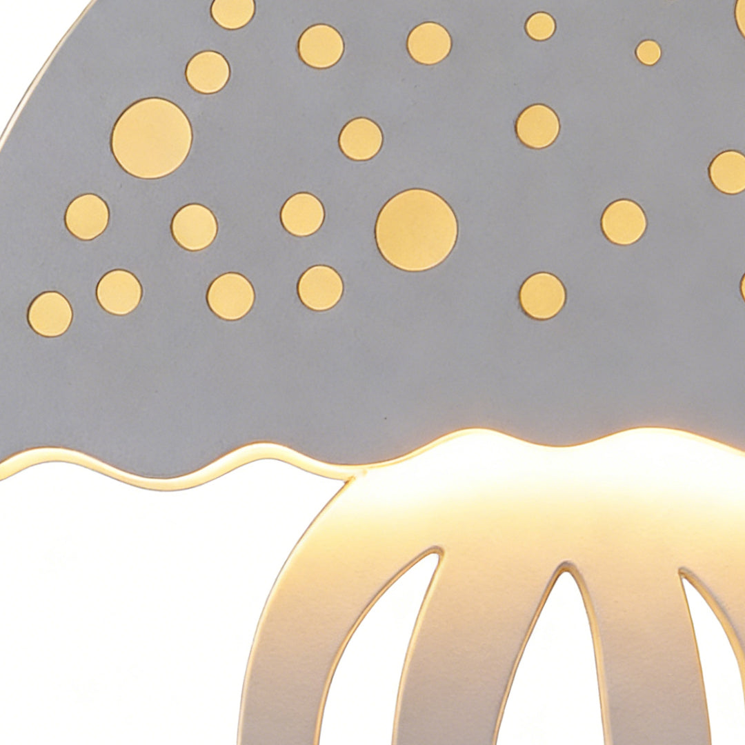 Jellyfish LED Wall Sconce Metal Acrylic 10W 3000K/6000K Modern Decorative Ambient Indoor