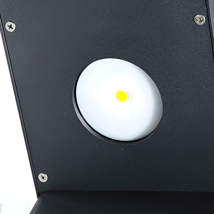 Modern Outdoor LED Path Light L Shaped Aluminum Solar Hardwired Garden Landscape