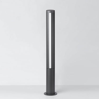 Modern Decorative LED Bollard Light Waterproof Outdoor Courtyard Pathway Lighting Black Aluminum Landscape Light IP54