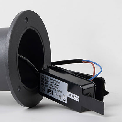Modern Decorative LED Bollard Light Waterproof Outdoor Courtyard Pathway Lighting Black Aluminum Landscape Light IP54