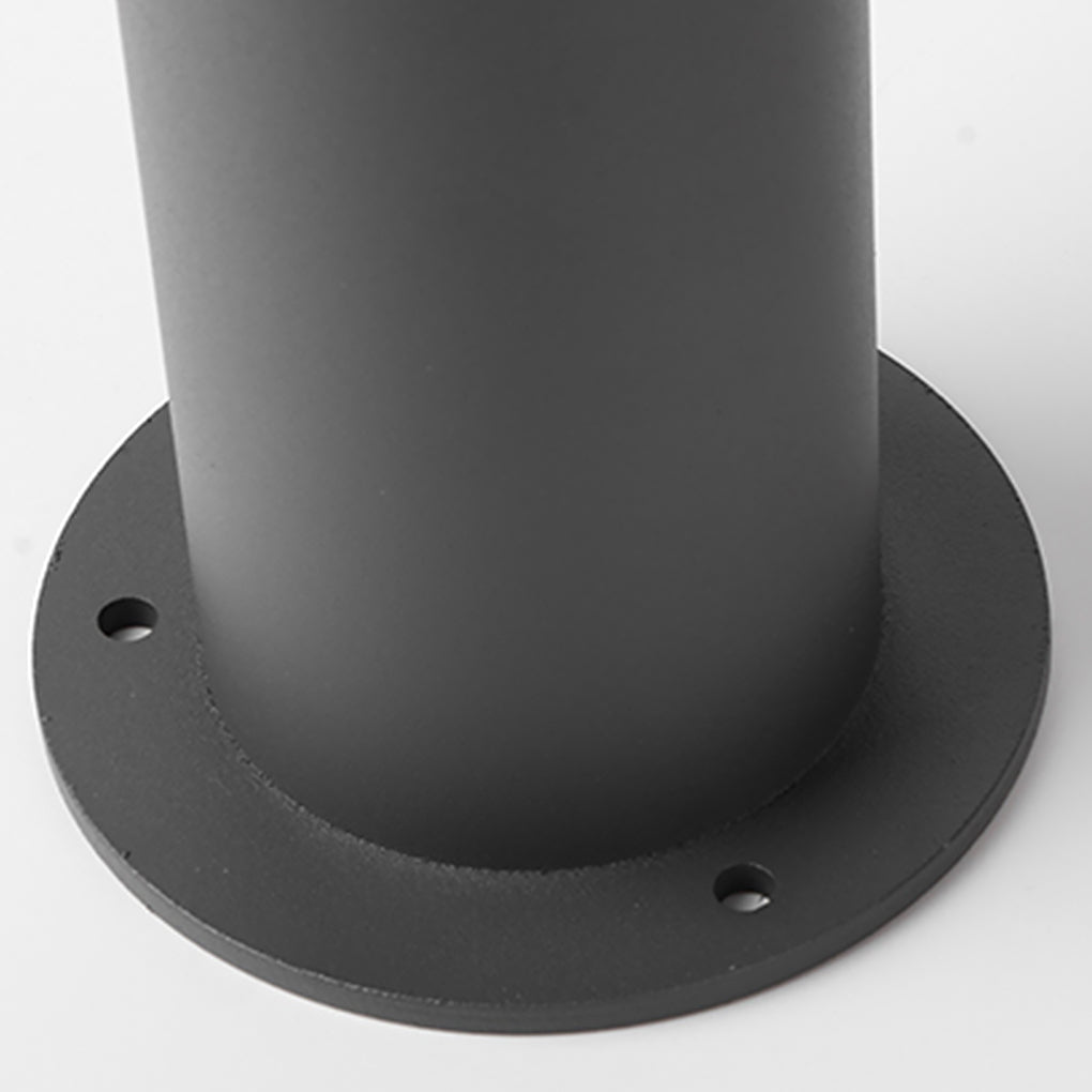 Modern Decorative LED Bollard Light Waterproof Outdoor Courtyard Pathway Lighting Black Aluminum Landscape Light IP54