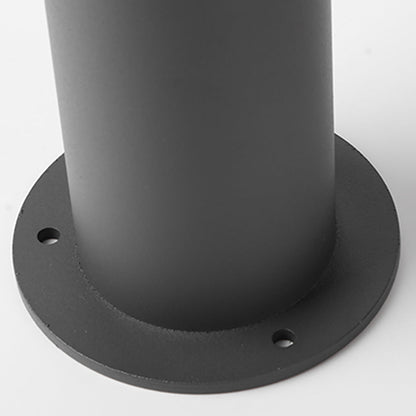 Modern Decorative LED Bollard Light Waterproof Outdoor Courtyard Pathway Lighting Black Aluminum Landscape Light IP54