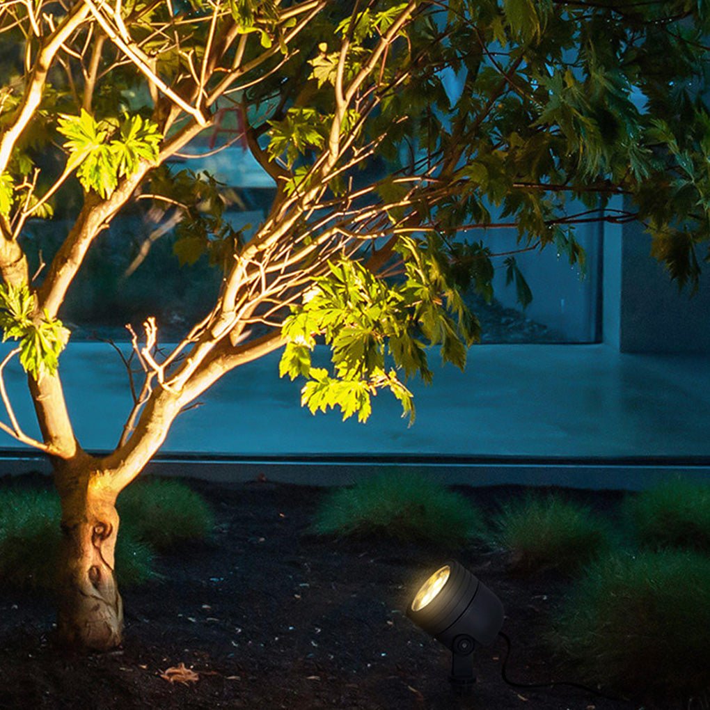 Modern LED Landscape Spotlight Aluminum Waterproof IP65 6W 3000K Outdoor Garden Light