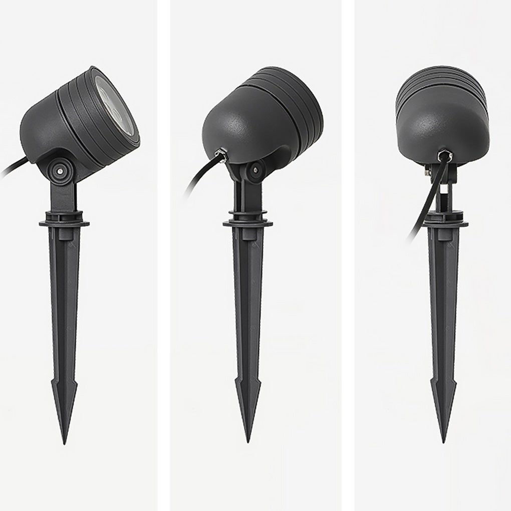 Modern LED Landscape Spotlight Aluminum Waterproof IP65 6W 3000K Outdoor Garden Light
