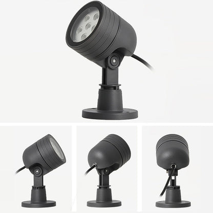 Modern LED Landscape Spotlight Aluminum Waterproof IP65 6W 3000K Outdoor Garden Light