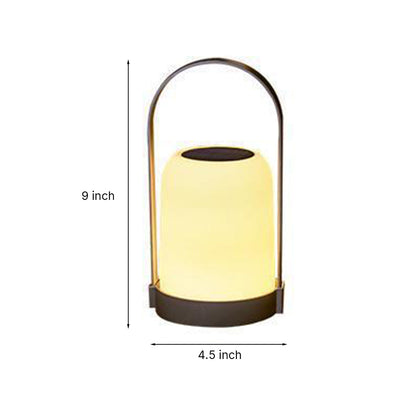 Solar USB Dual Charge Portable LED Lantern IP65 Waterproof 3000K Warm White