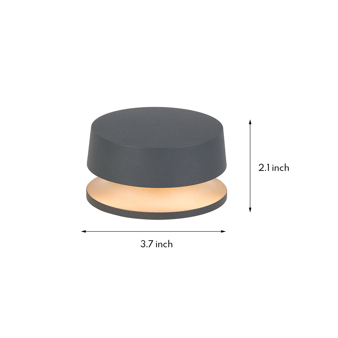Minimalist Recessed LED Landscape Light Waterproof Outdoor Pathway Ground Lighting Aluminum Glass IP65 5W