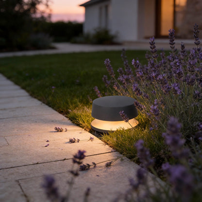 Minimalist Recessed LED Landscape Light Waterproof Outdoor Pathway Ground Lighting Aluminum Glass IP65 5W
