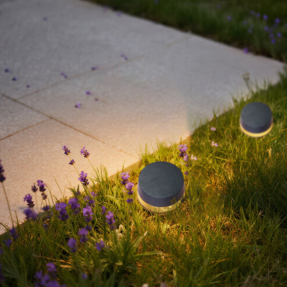 Minimalist Recessed LED Landscape Light Waterproof Outdoor Pathway Ground Lighting Aluminum Glass IP65 5W