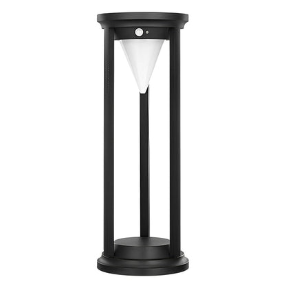 Adjustable Brightness Solar LED Bollard Light Modern Outdoor Pathway Lawn Lighting Waterproof Aluminum PC IP55