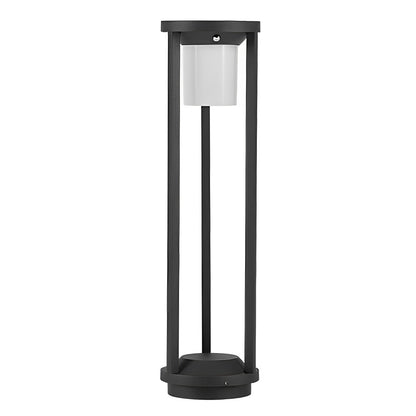 Adjustable Brightness Solar LED Bollard Light Modern Outdoor Pathway Lawn Lighting Waterproof Aluminum PC IP55