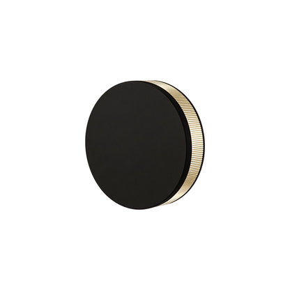 Round Disc Stainless Steel Acrylic LED Outdoor Wall Sconce IP54 Solar/Hardwired