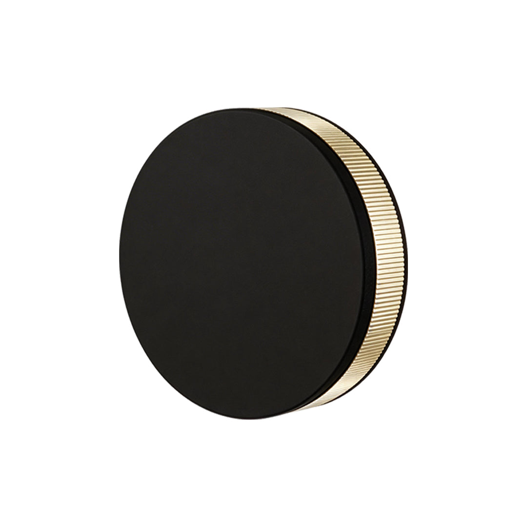 Round Disc Stainless Steel Acrylic LED Outdoor Wall Sconce IP54 Solar/Hardwired