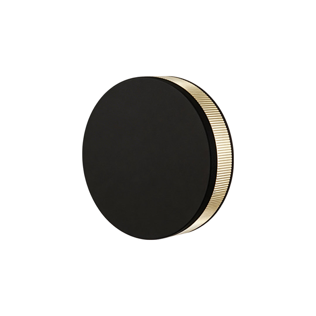 Round Disc Stainless Steel Acrylic LED Outdoor Wall Sconce IP54 Solar/Hardwired